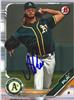 A.J. Puk (2020 Sig) on Sportscollectors.Net