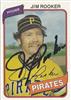Jim Rooker 1980 Topps on Sportscollectors.Net