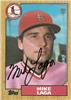 Mike Laga 1987 Topps on Sportscollectors.Net