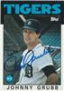 1986 Topps - 243 Johnny Grubb on Sportscollectors.Net