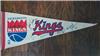 1988 Kings Pennant - Ricky Berry, Harold Pressley, Danny Ainge, Lasalle Thompson, Duane Causewell, and Michael Jackson on Sportscollectors.Net