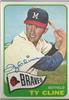 1965 Topps Ty Cline on Sportscollectors.Net