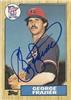 George Frazier 1987 Topps on Sportscollectors.Net