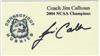 2004 - Jim Calhoun on Sportscollectors.Net