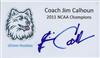 2011 - Jim Calhoun on Sportscollectors.Net
