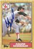 Calvin Schiraldi 1987 Topps on Sportscollectors.Net