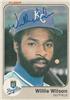 Willie Wilson on Sportscollectors.Net