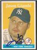 Jason Giambi Signed 2007 Topps Heritage on Sportscollectors.Net