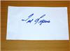 Ted Lepcio autographed index card on Sportscollectors.Net