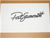 Pat Summitt autographed index card on Sportscollectors.Net