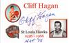 Cliff Hagan Custom ttm on Sportscollectors.Net