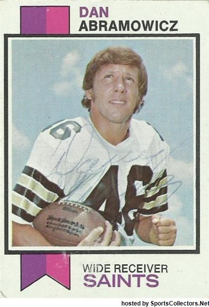 1973 Topps Football Card #419: Mike Bass rookie card